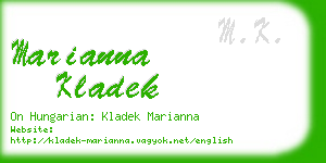 marianna kladek business card